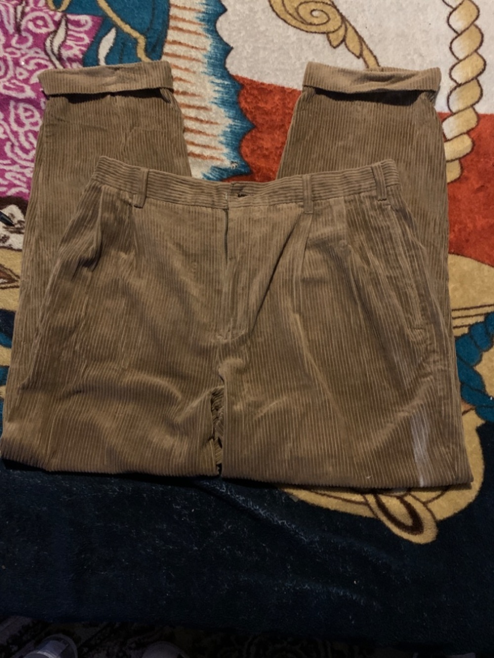 Men's Brown Corduroy Pants - Picture 5 of 9